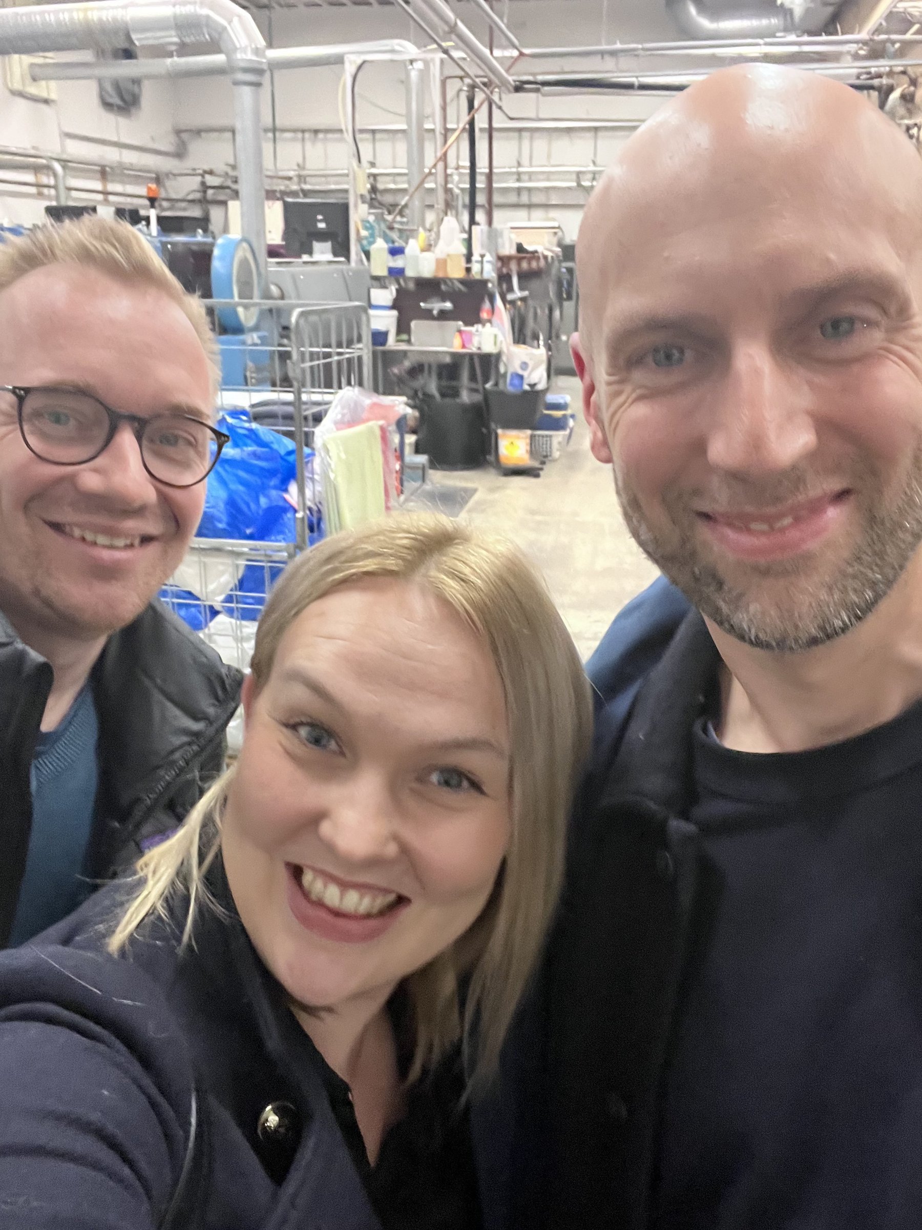 Founders on site at Melers